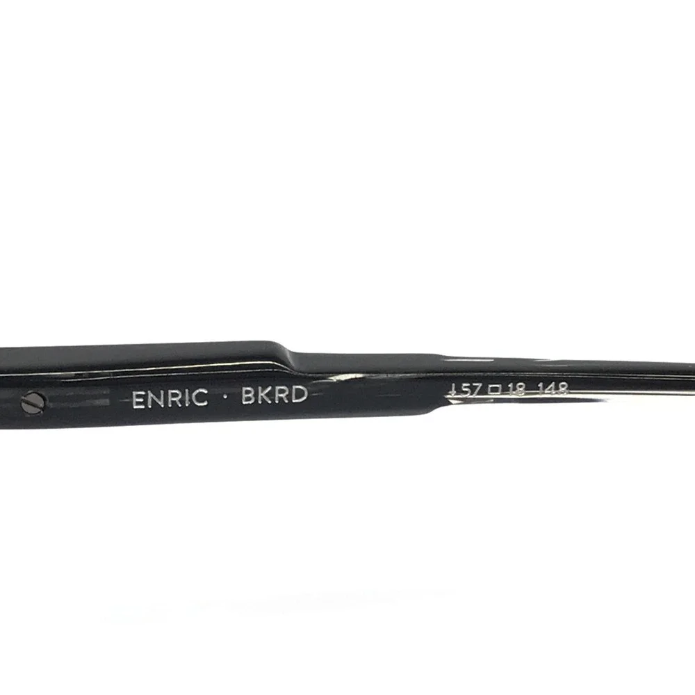 Etnia Barcelona Eyeglasses Frames ENRIC BKRD Black Red Square Full Rim 57-18-148